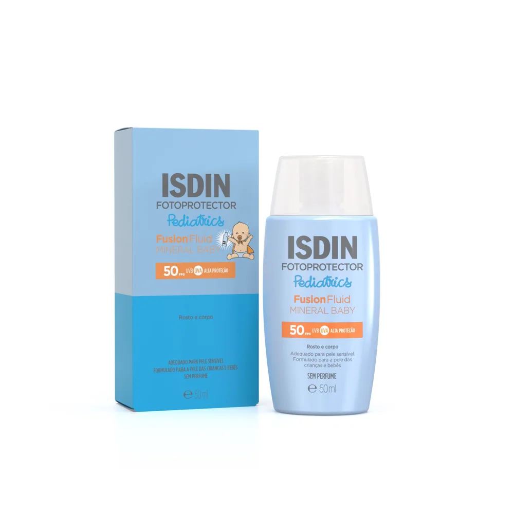 Protetor Solar Isdin Pediatrics Sem Perfume Fotoprotector Fusion Baby Fps50 50ml