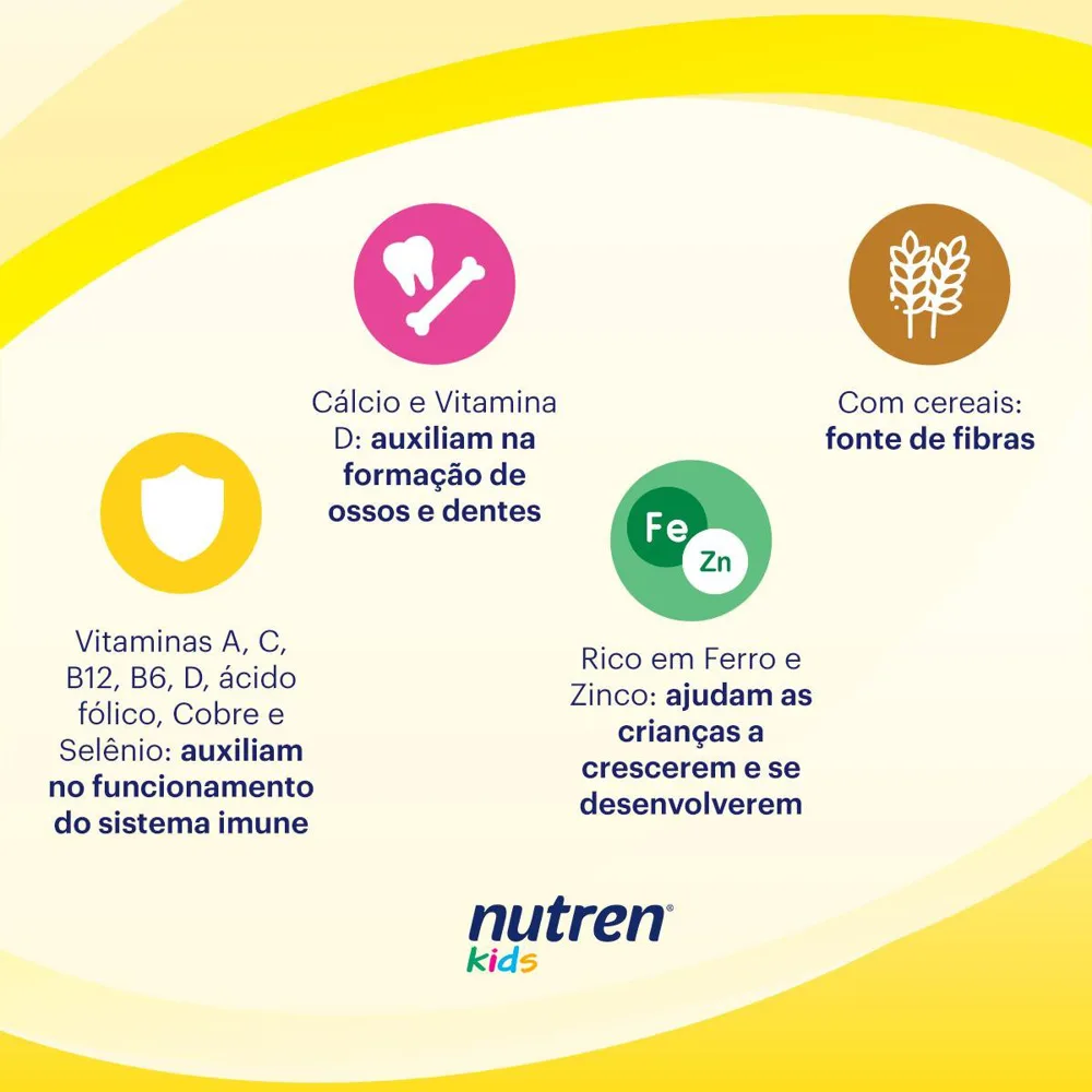 Complemento Alimentar Infantil Nutren Kids Sabor Baunilha 350g