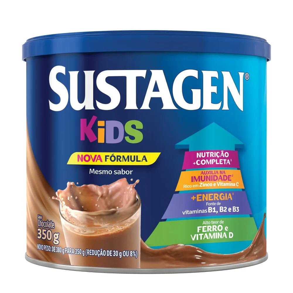 Complemento Alimentar Infantil Sustagen Kids Sabor Chocolate 350g