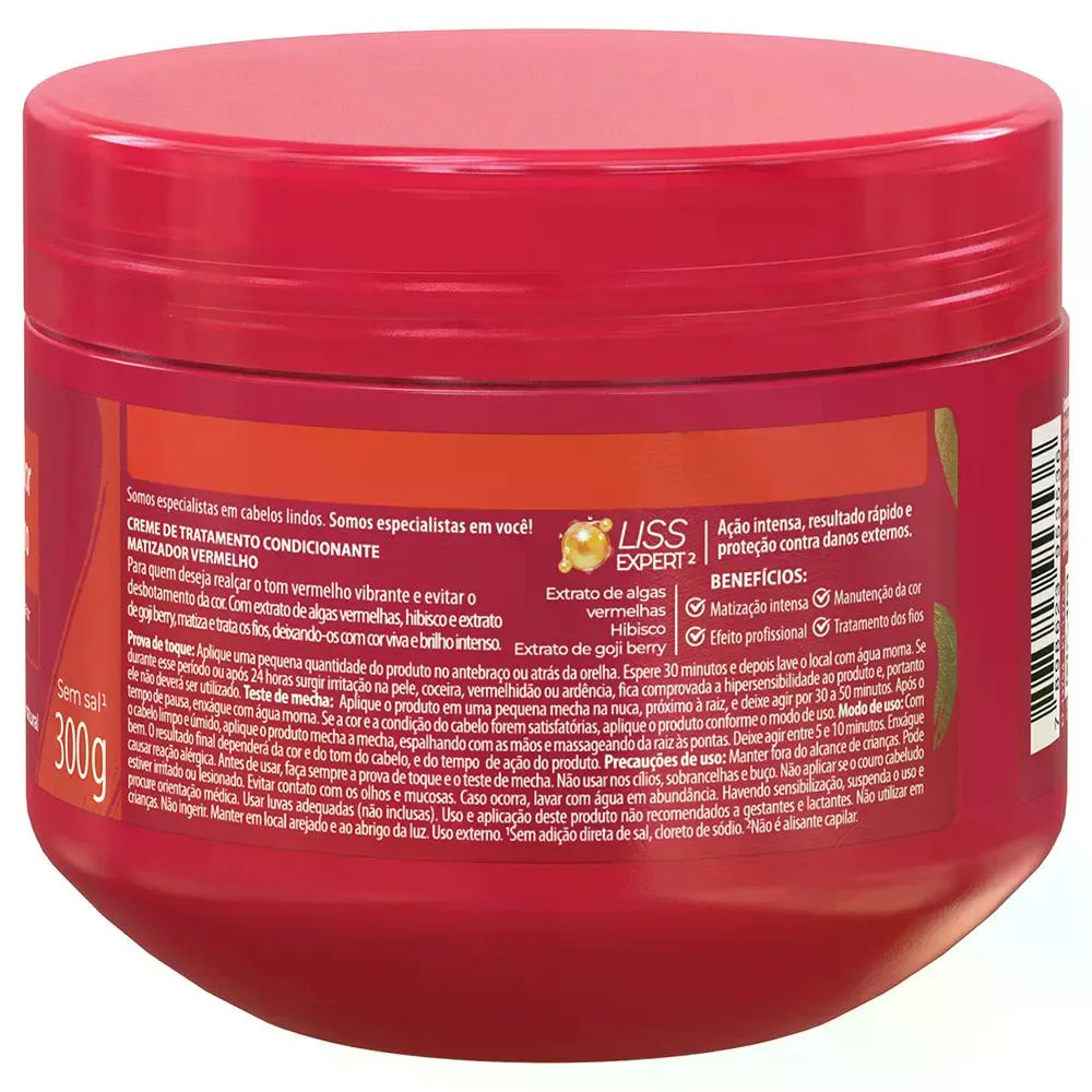 Salon Line - Meu Liso Vermelho - Máscara Capilar - 300g