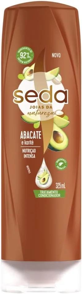 Condicionador Seda Joias da Natureza Abacate e Karité Nutrição Intensa 325ml
