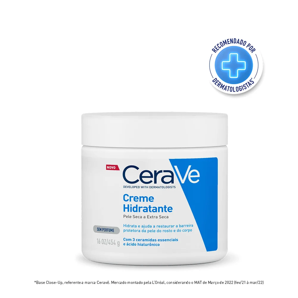 Creme Hidratante CeraVe Pele Seca a Extra Seca 454 g