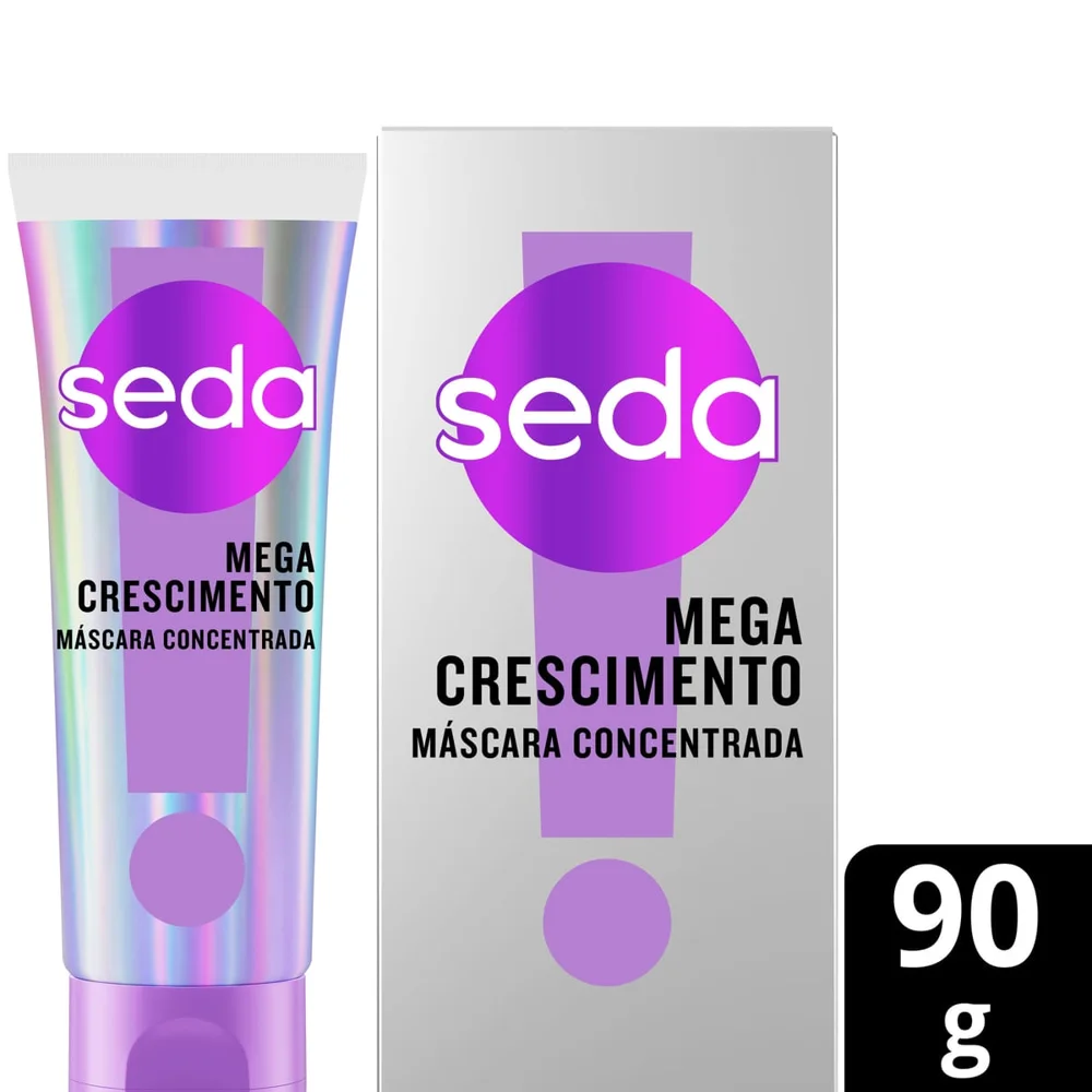 Máscara De Tratamento Capilar Seda Concentrada Mega Crescimento 90g