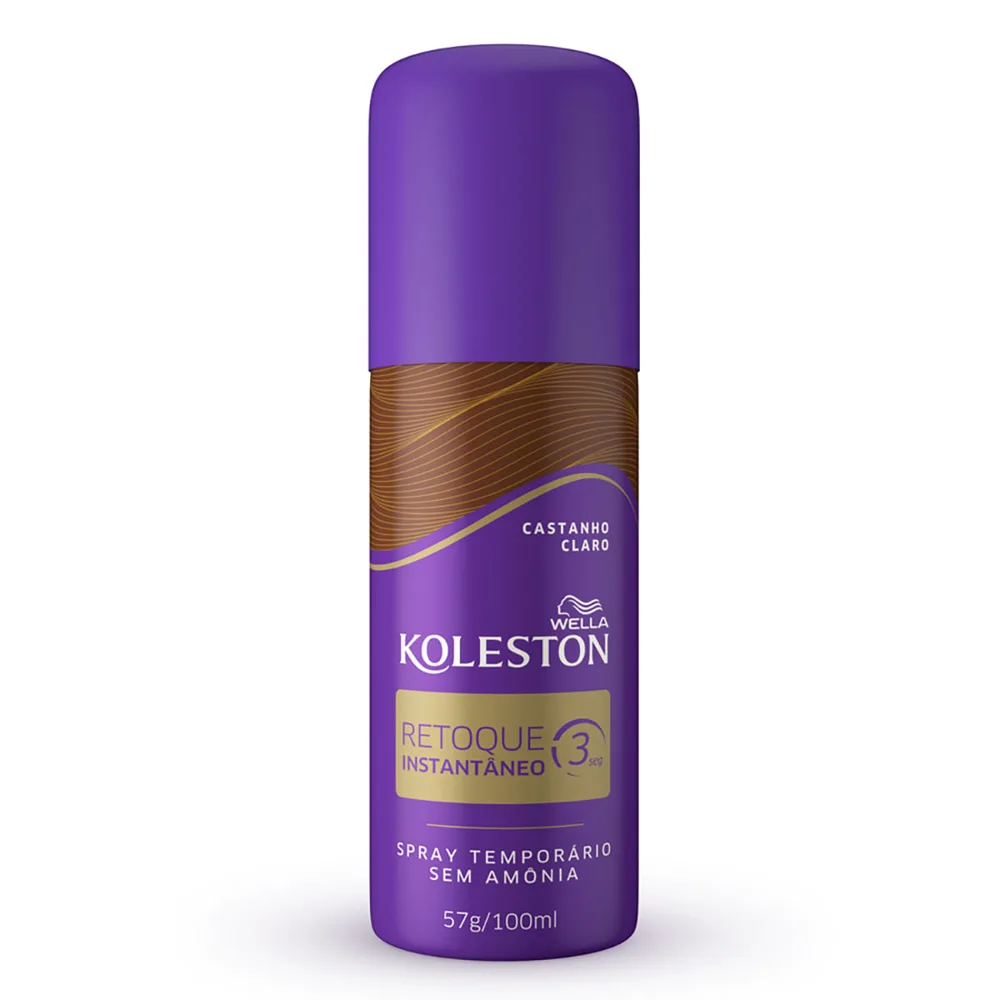 Tintura Koleston Retoque Instantaneo Cor Castanho Claro Spray 100ml
