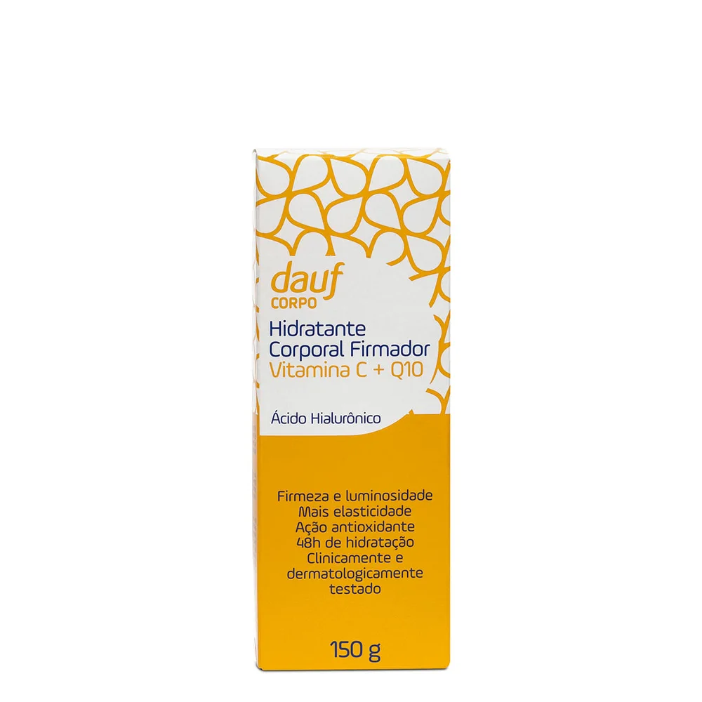 Hidratante firmador Vitamina c q10 e ácido hialurônico corporal 150g