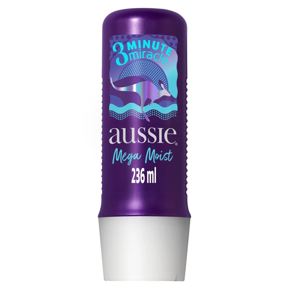 Creme de Tratamento Capilar Aussie 3 Minute Miracle Mega Moist Hidratação Intensa 236ml