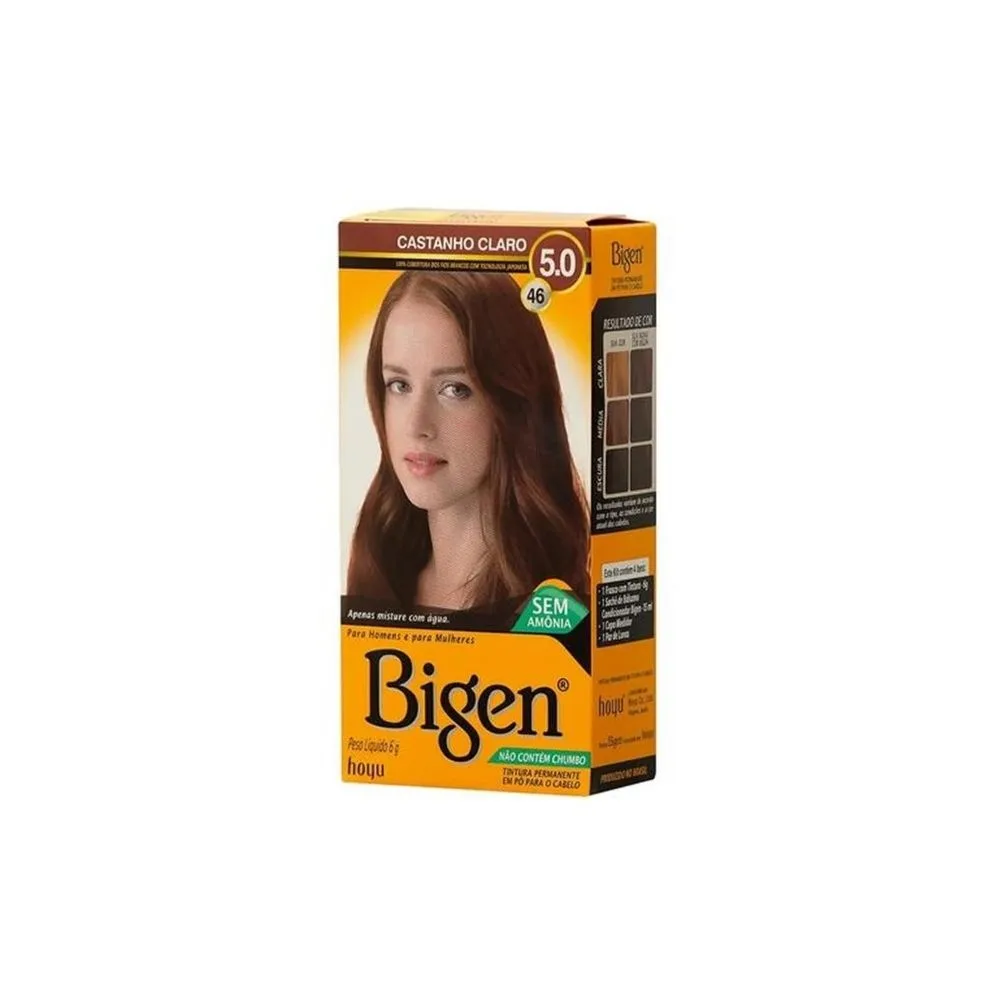Tintura Bigen Castanho Claro 46