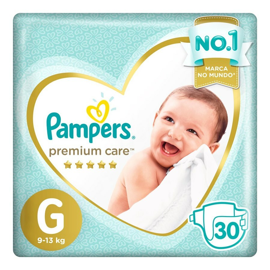Fralda Pampers Premium Care G - 30 Unidades
