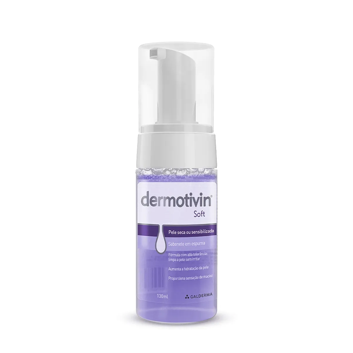 Dermotivin Soft Higienizador Facial Peles Normais a Secas 130ml
