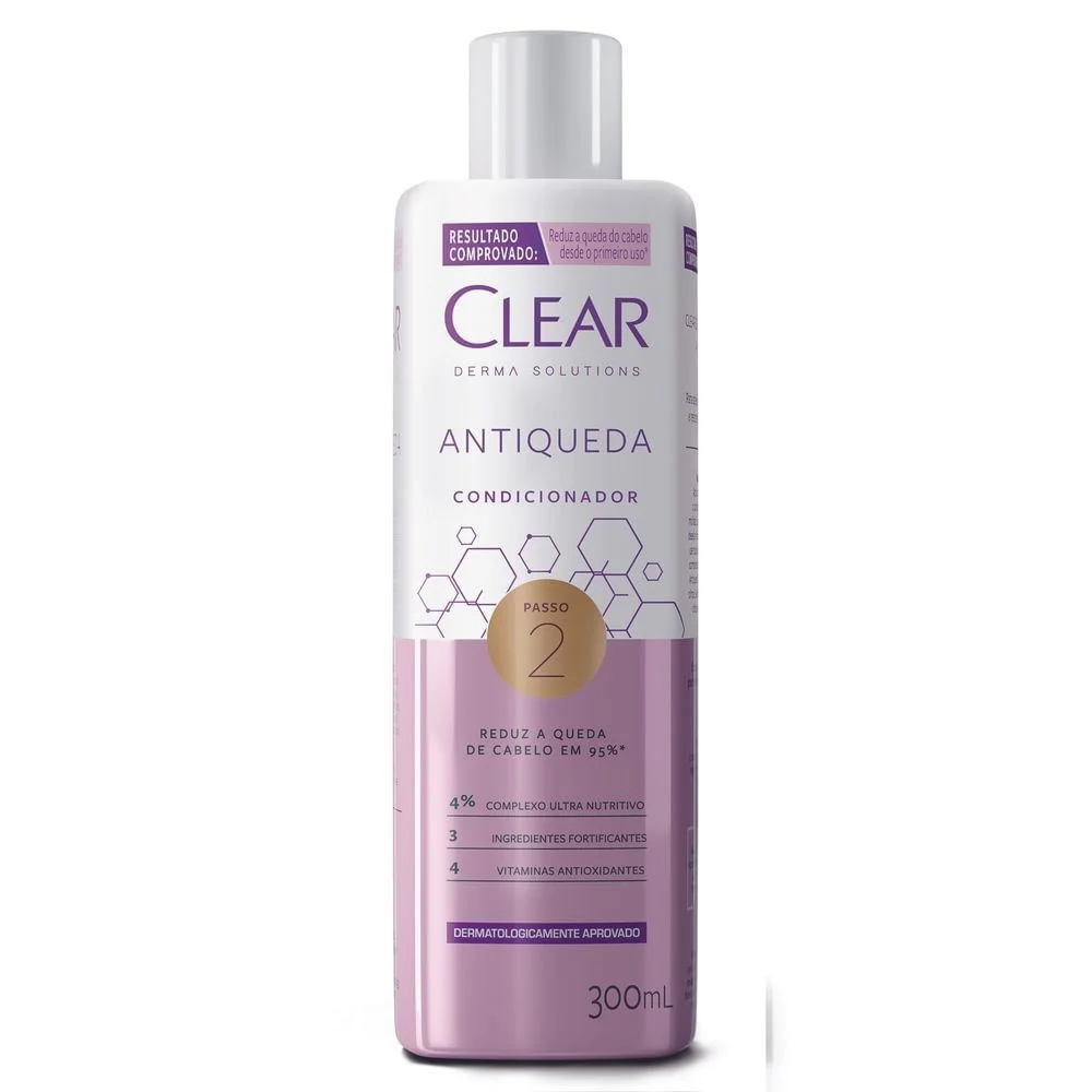 Condicionador Clear Derma Solutions Antiqueda Passo 2 300ml