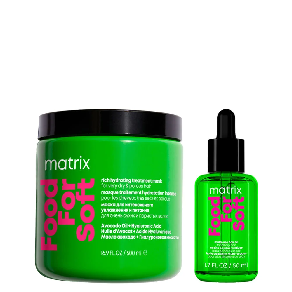 Matrix - Food For Soft - Kit Óleo 50ml + Máscara 500ml