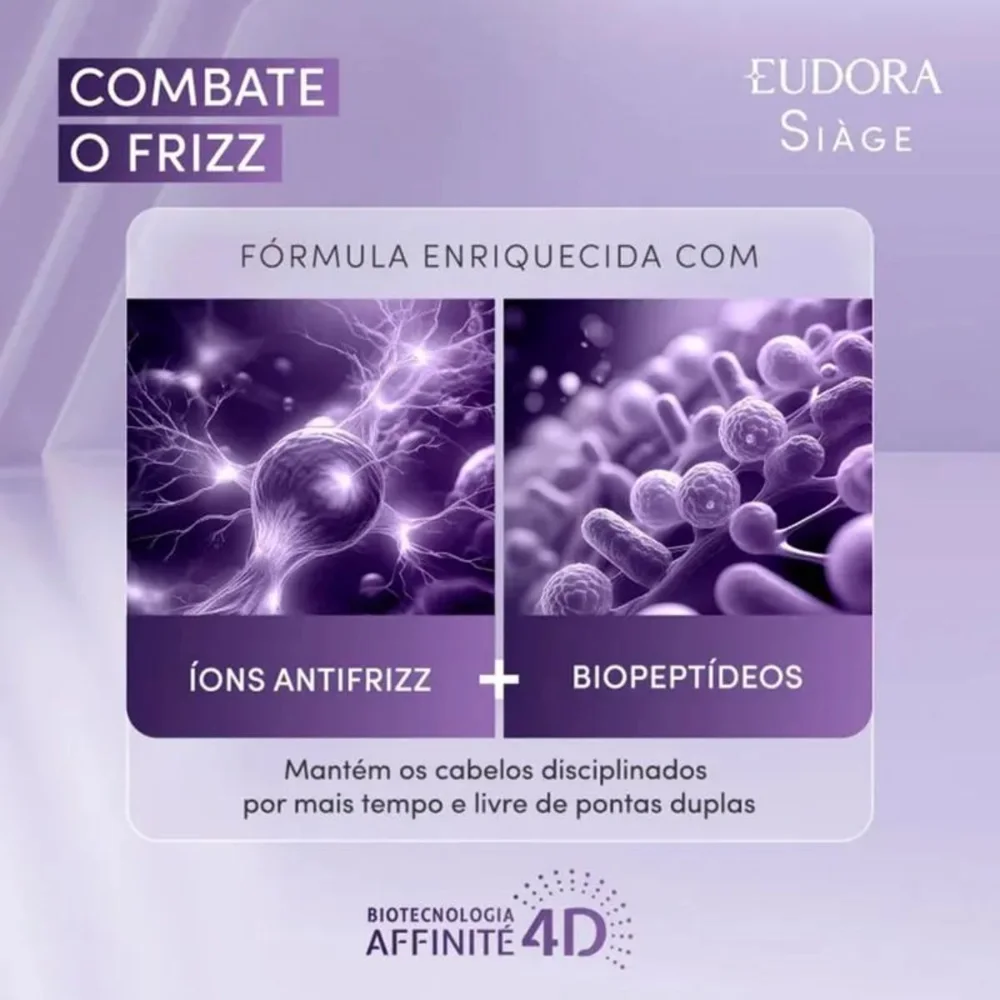 Condicionador Eudora Siàge Combate o Frizz 200ml