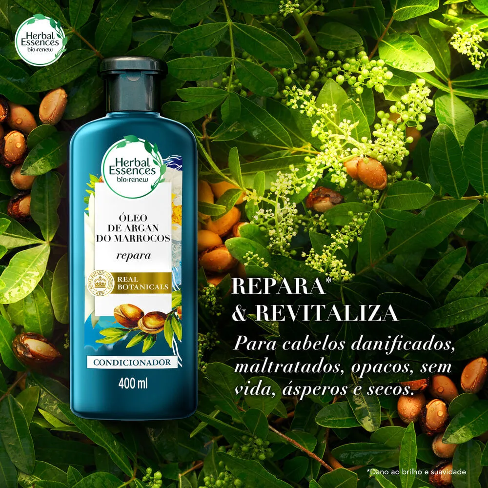 Condicionador Herbal Essences Bio Renew Repara Óleo de Argan do Marrocos 400ml