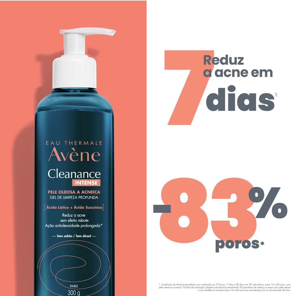 Gel de Limpeza Facial Avène Cleanance Intense Antioleosidade 240g