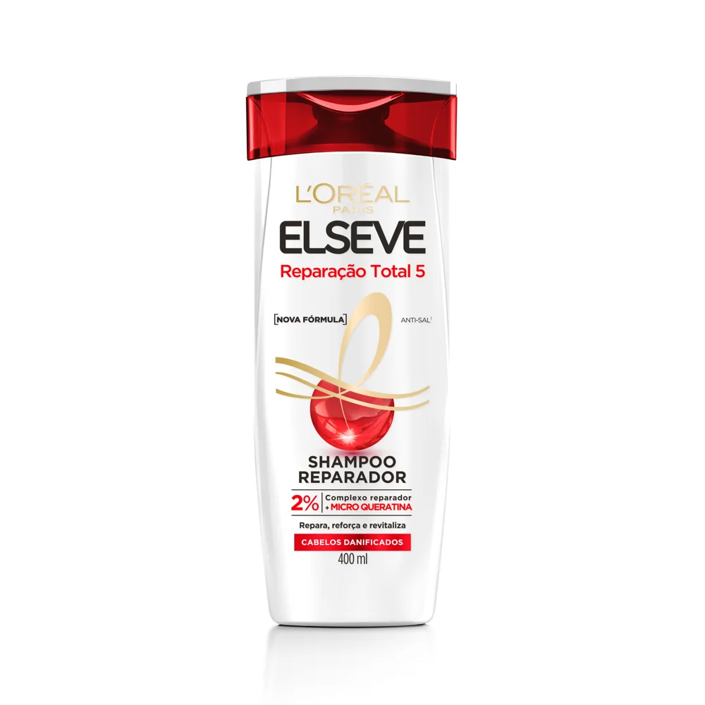 Shampoo Elseve Reparação Total 5 Reparador 400ml