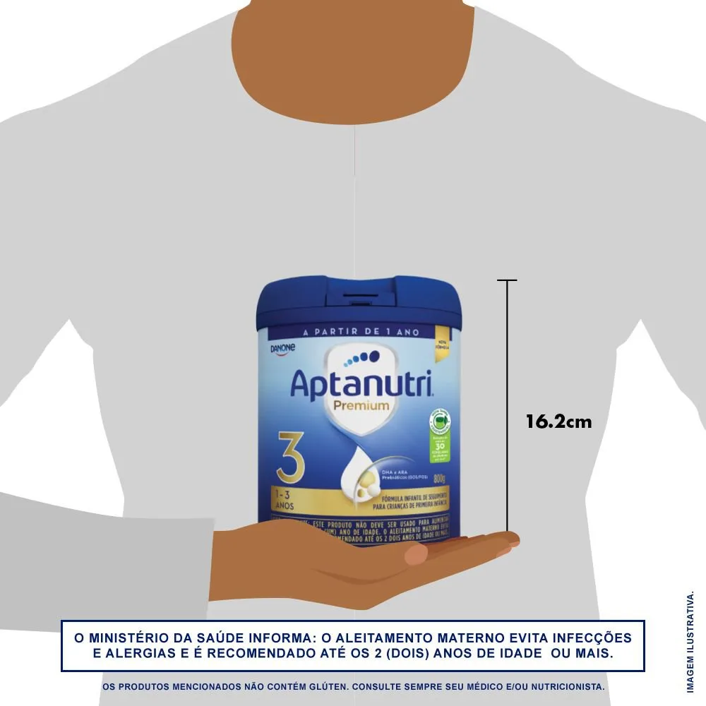Fórmula Infantil Aptanutri Premium 3 800g