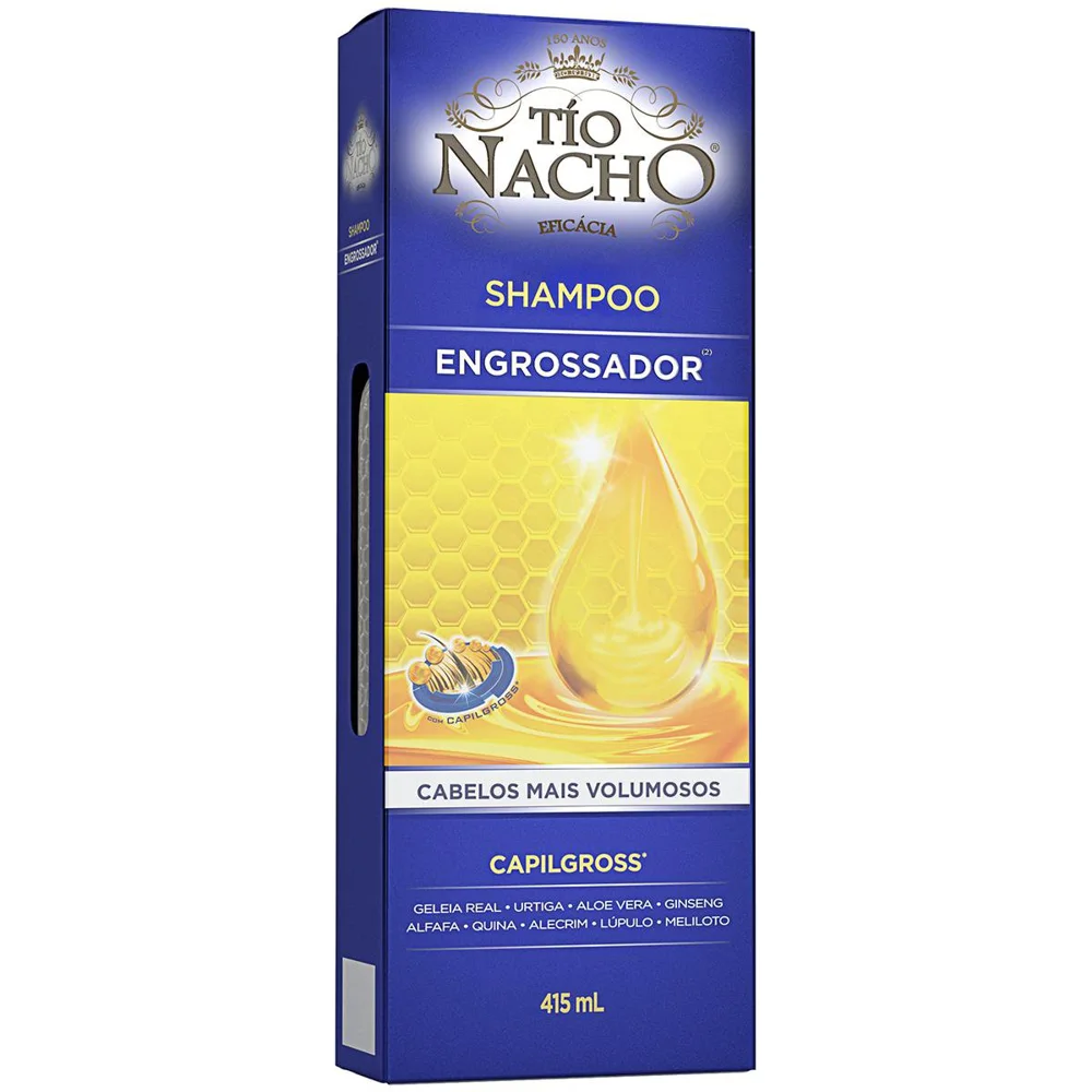 Shampoo Tío Nacho Engrossador Antiqueda Capillgross 415ml