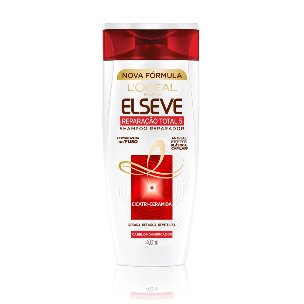 Shampoo Elseve Reparação Total 5 Extra Profundo Reconstrutor 400ml
