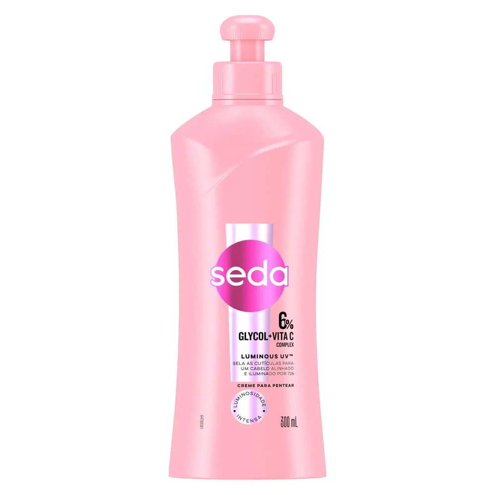 Creme de Pentear Seda Luminous UV Glycol + Vita C 300ml