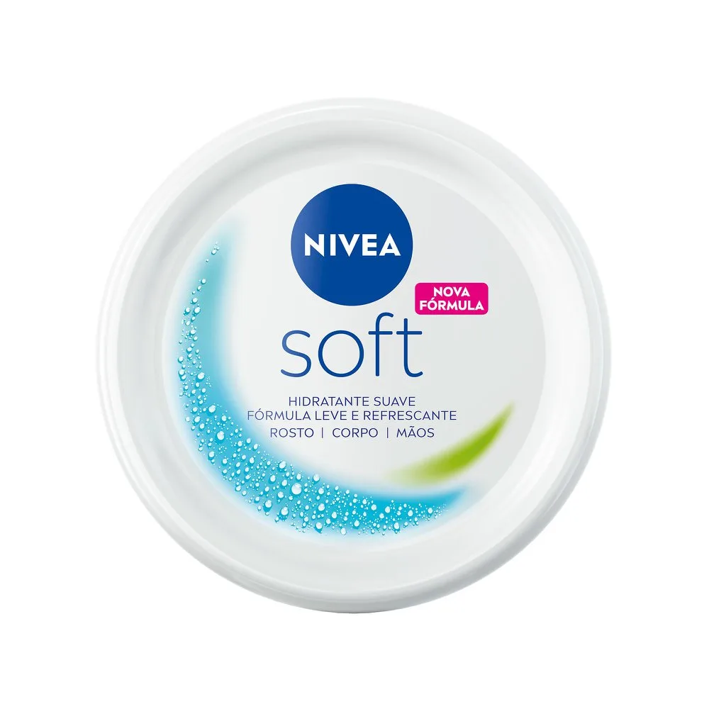 Hidratante Nivea Soft com Vitamina E e Óleo de Jojoba Creme 97g