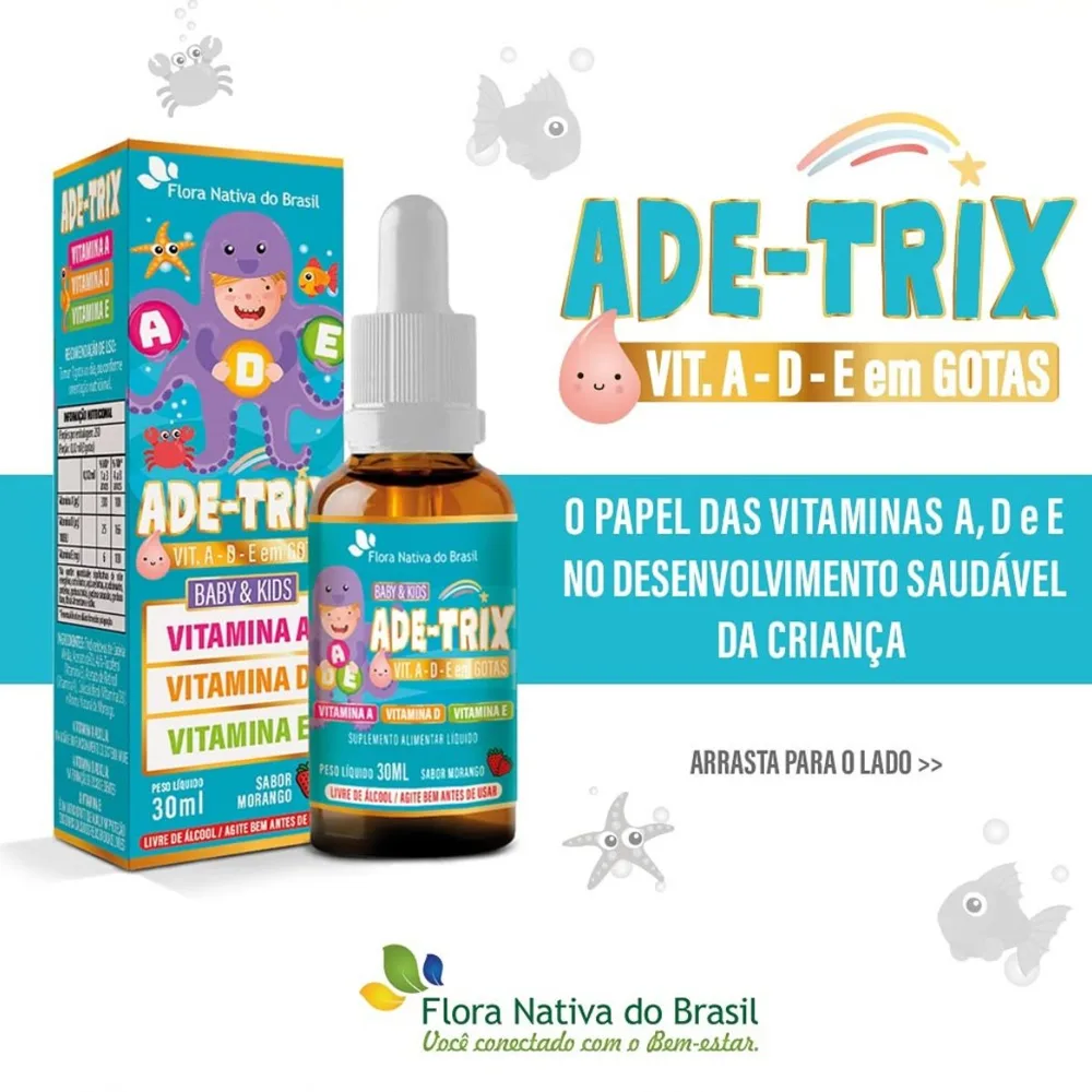 Vitamina para Criança Baixa Imunidade Kit Completo Infantil
