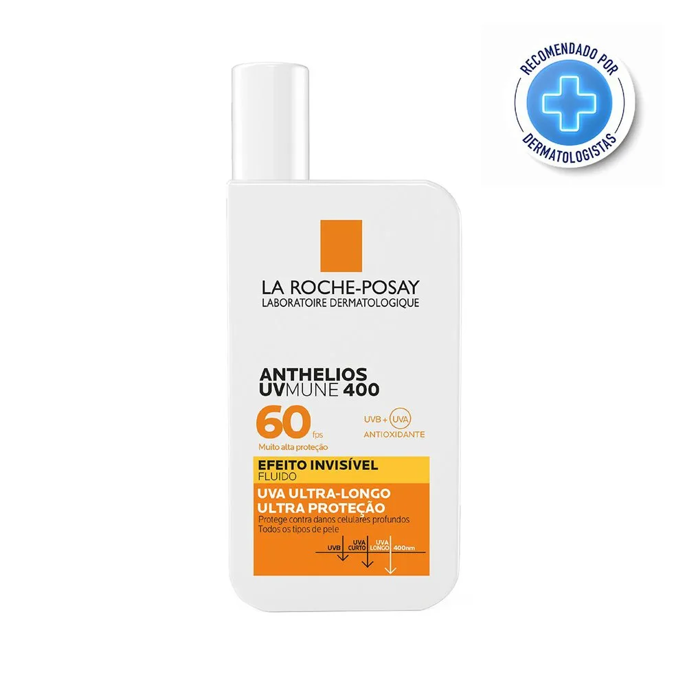 Protetor Solar Facial La Roche-Posay Anthelios UVmune 400 FPS60 Fluído50ml