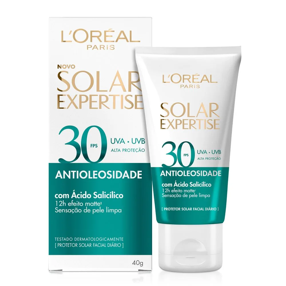 Protetor Solar Facial Solar Expertise Antioleosidade FPS30 40g