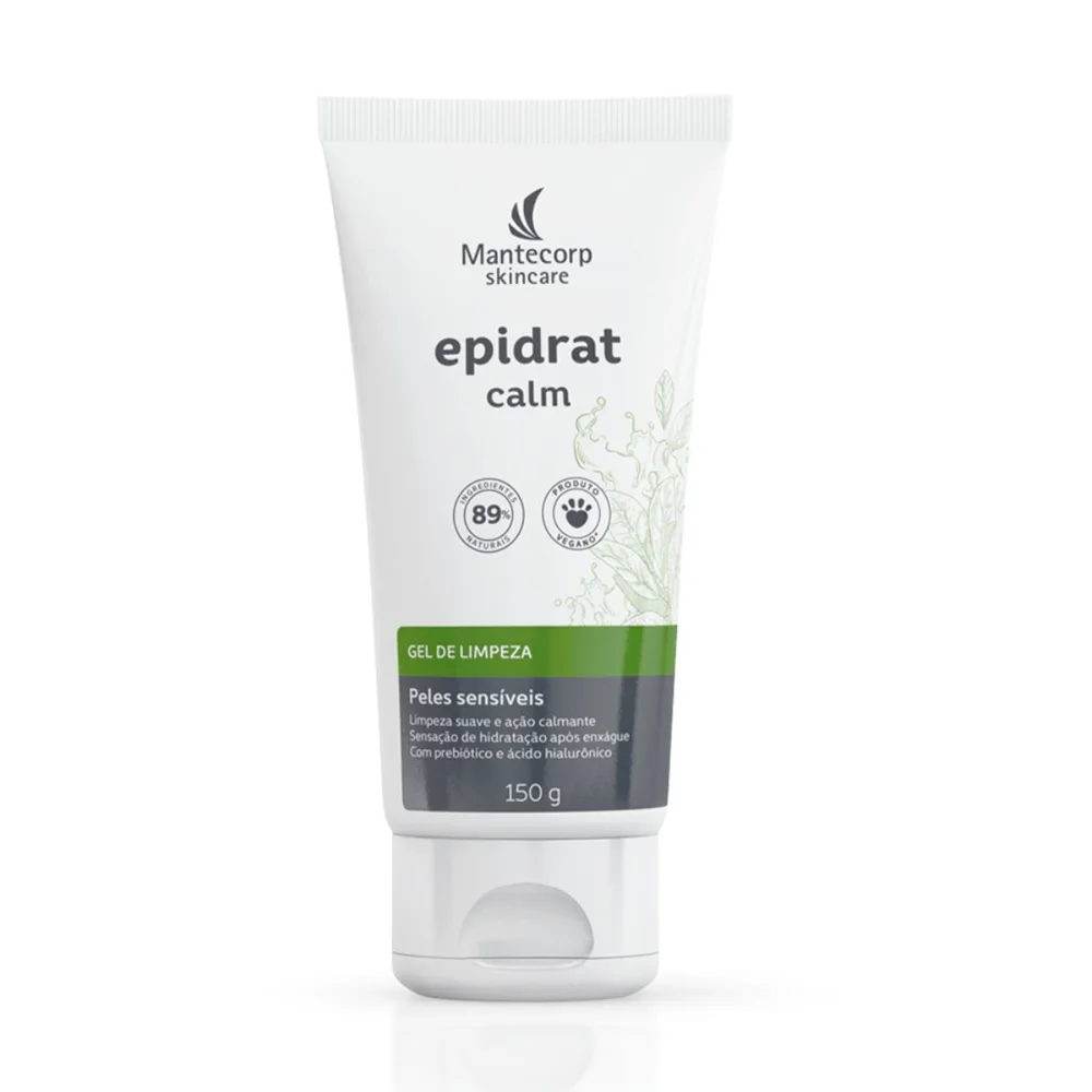 Gel de Limpeza Facial Mantecorp Skincare Epidrat Calm Peles Sensíveis 150g