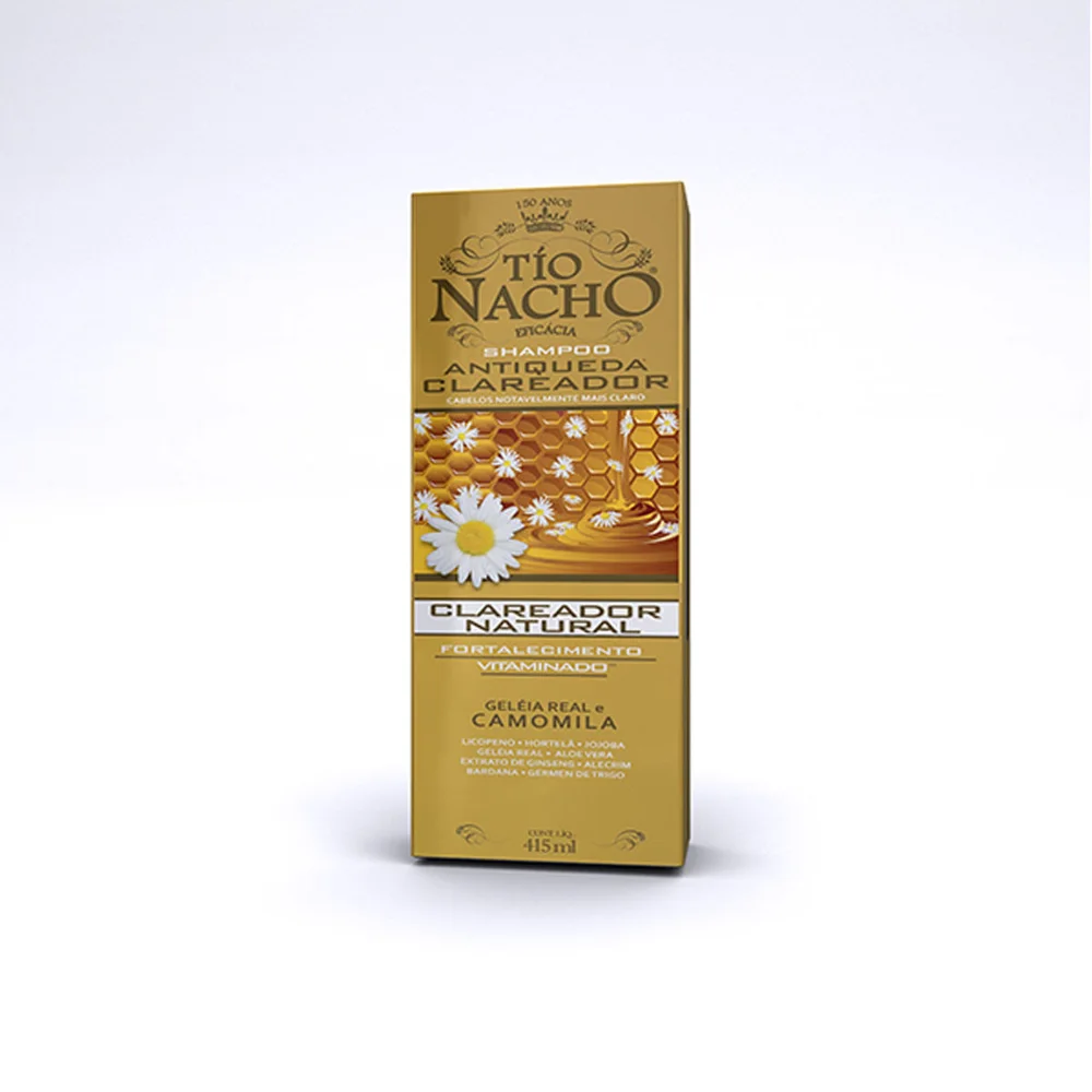 Shampoo Tío Nacho Clareador Antiqueda 415ml