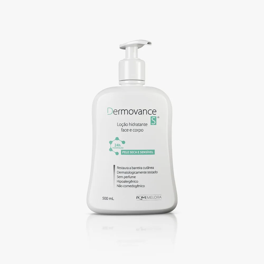 Loção Hidratante Dermovance S Peles Secas e Sensíveis 500ml