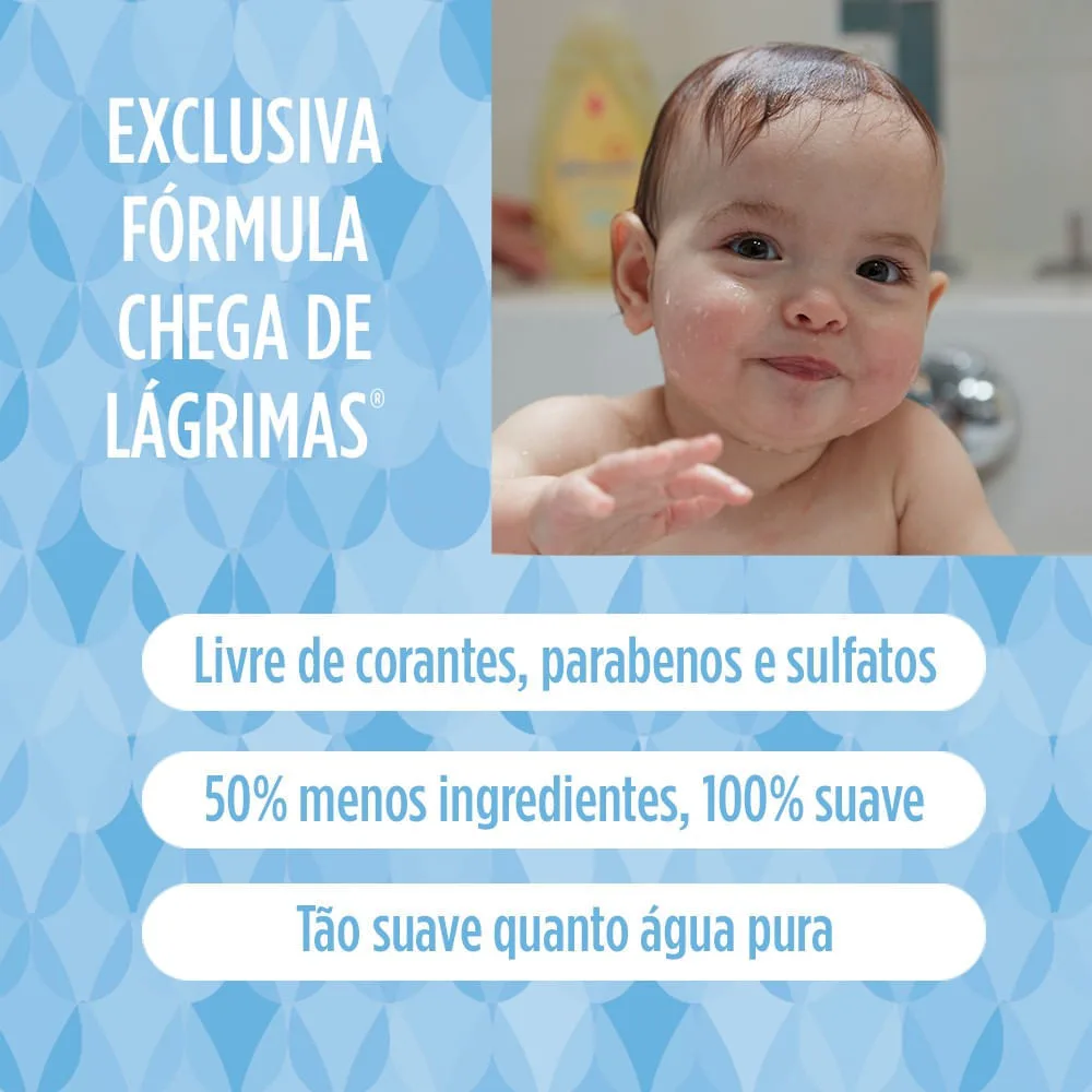 Sabonete Líquido Infantil Johnson's Baby Glicerina da Cabeça aos Pés Refil 180ml