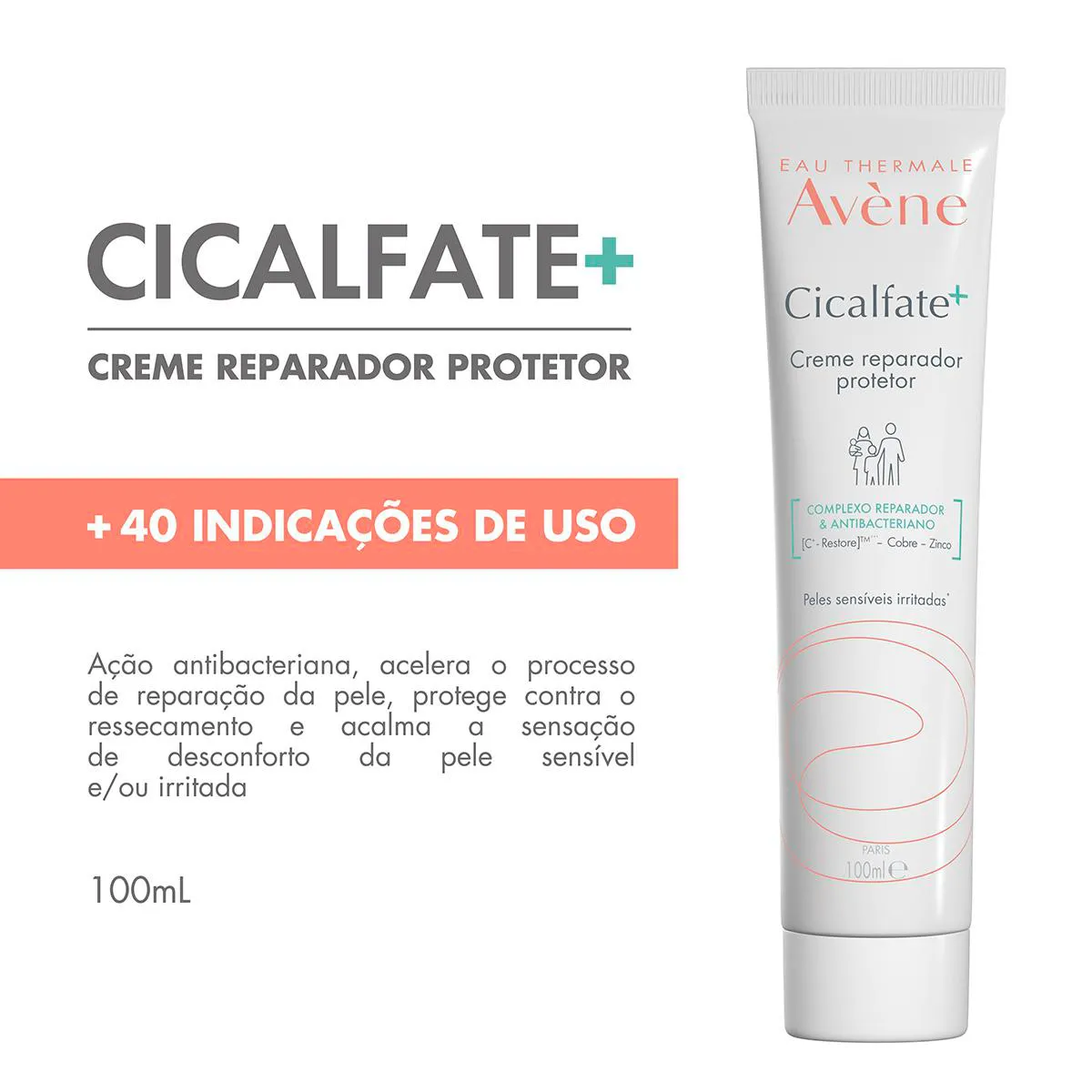 Avène Cicalfate+ Creme Reparador Protetor 100ml