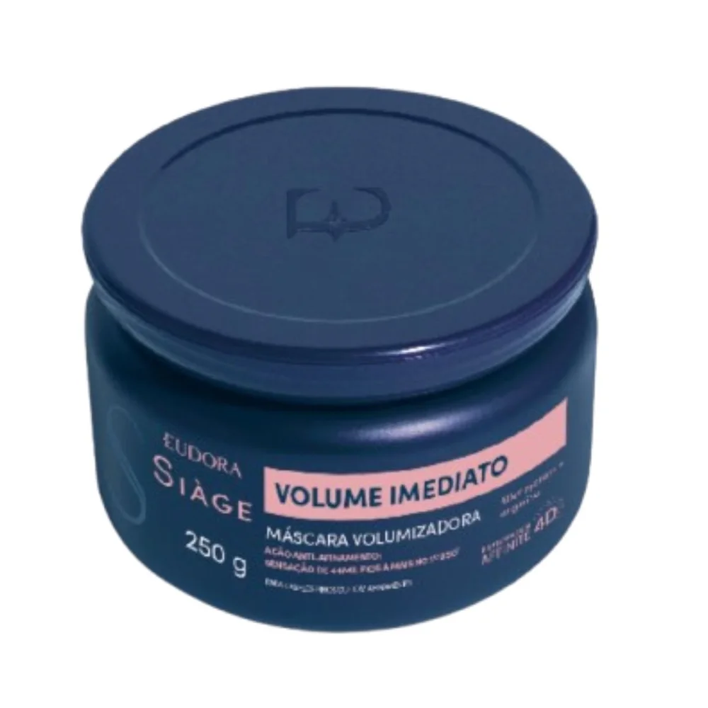 Máscara De Tratamento Capilar Eudora Siàge Volume Imediato 250g