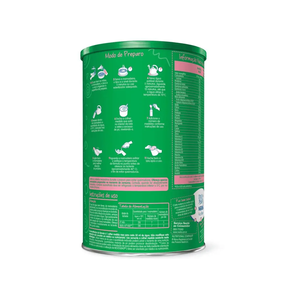 Nestogeno 2 Fórmula Infantil 6 a 12 Meses 1,2kg
