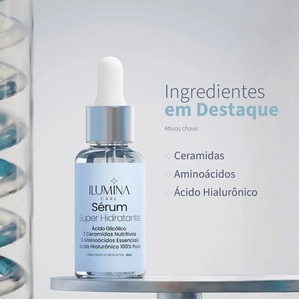 Kit 6 Sérum Hidratante Com Ceramidas
