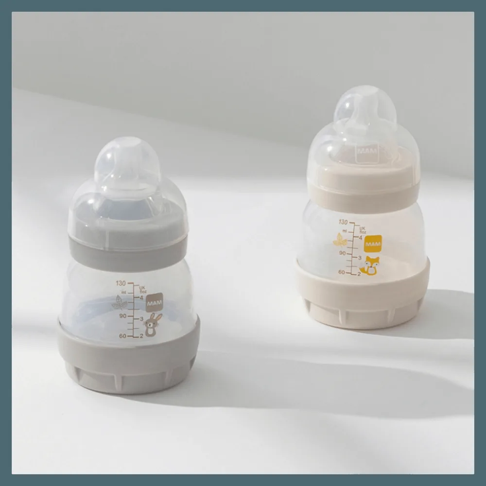 Mamadeira MAM Easy Start Anticólica Bico de Silicone de 0 a 6 meses Rosa 130ml 1 Unidade