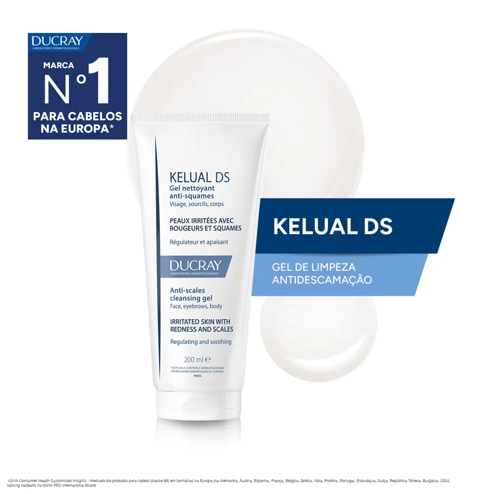 Gel de Limpeza Ducray Kelual DS Antidescamação 200ml