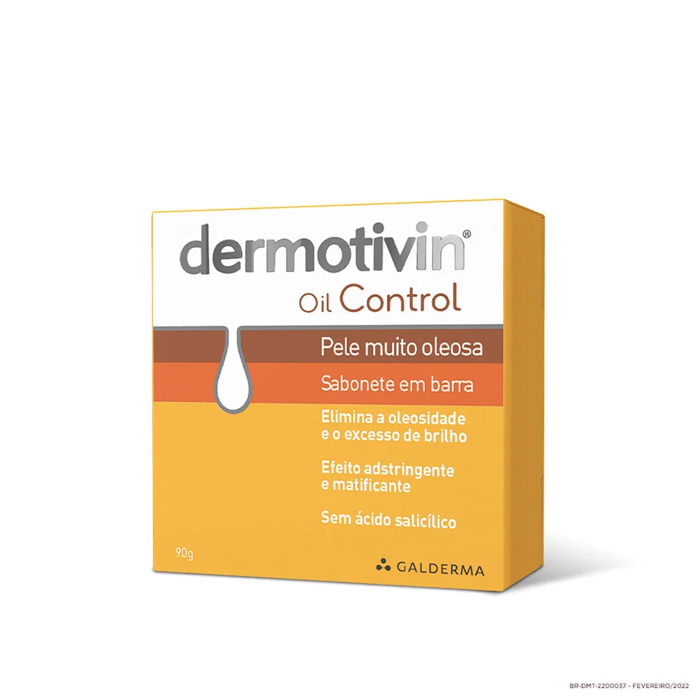 Sabonete em Barra Facial Dermotivin Control Pele Muito Oleosa  90g