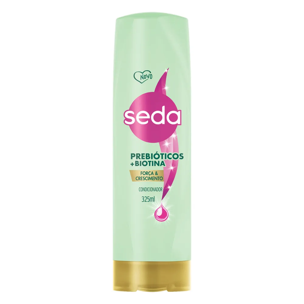 Condicionador Seda Força & Crescimento Prebióticos + Biotina 325ml