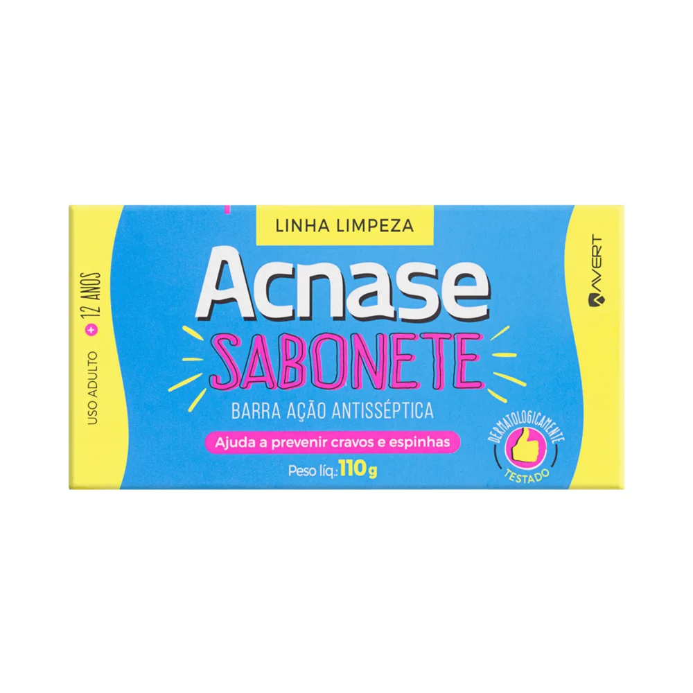 Sabonete em Barra Facial Acnase Antisséptico 110g