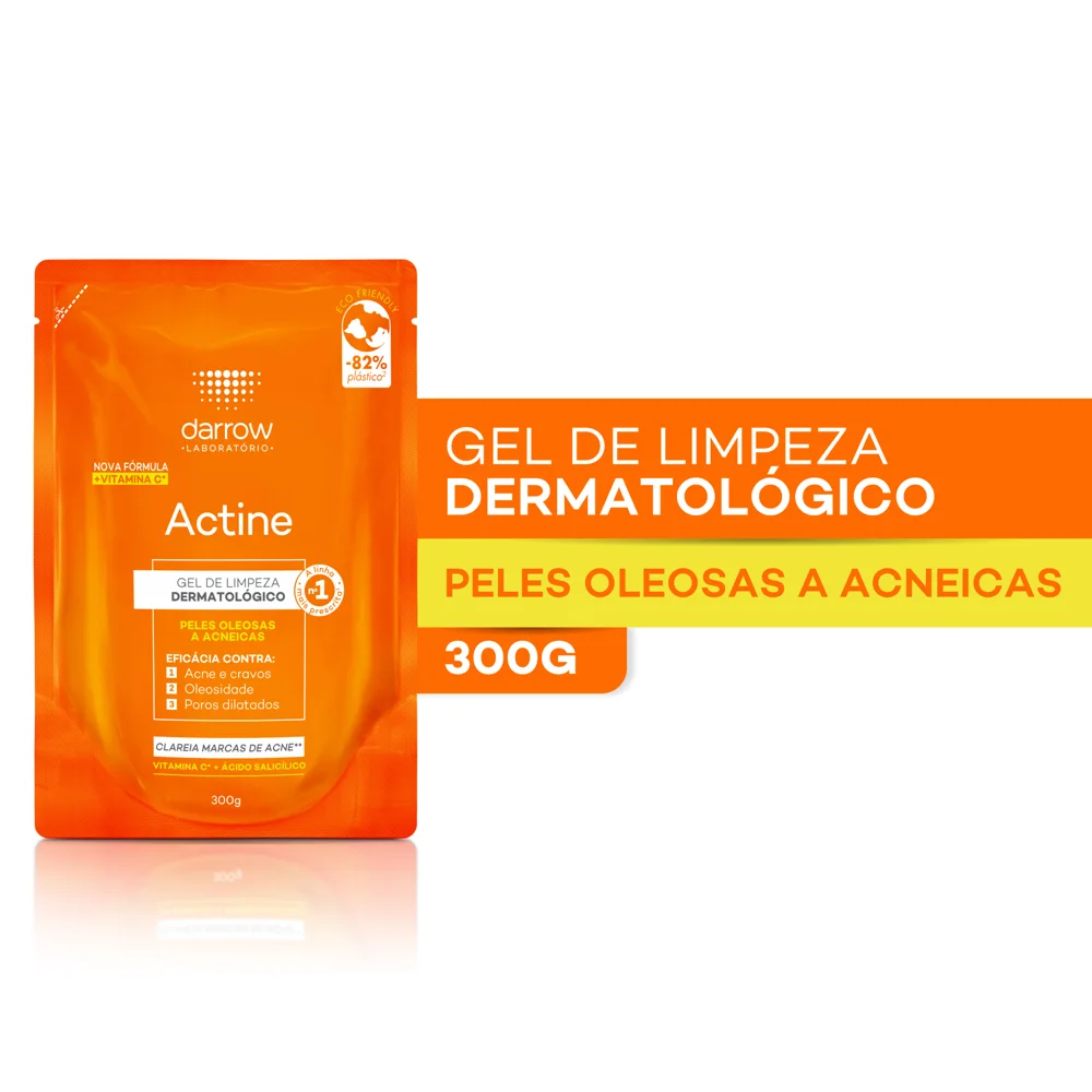 Gel de Limpeza Facial Actine com Vitamina C Refil 300g