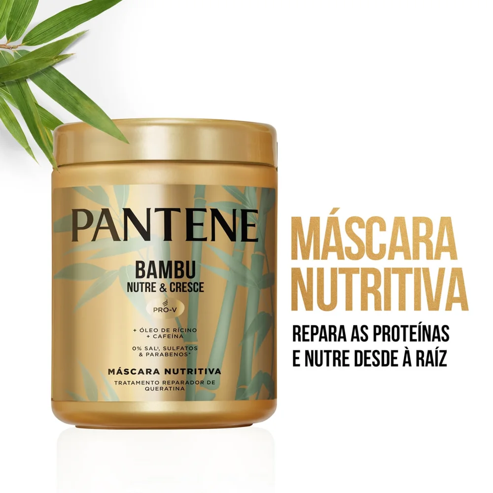 Máscara de Tratamento Pantene Pro-V Bambu Nutre & Cresce 600ml