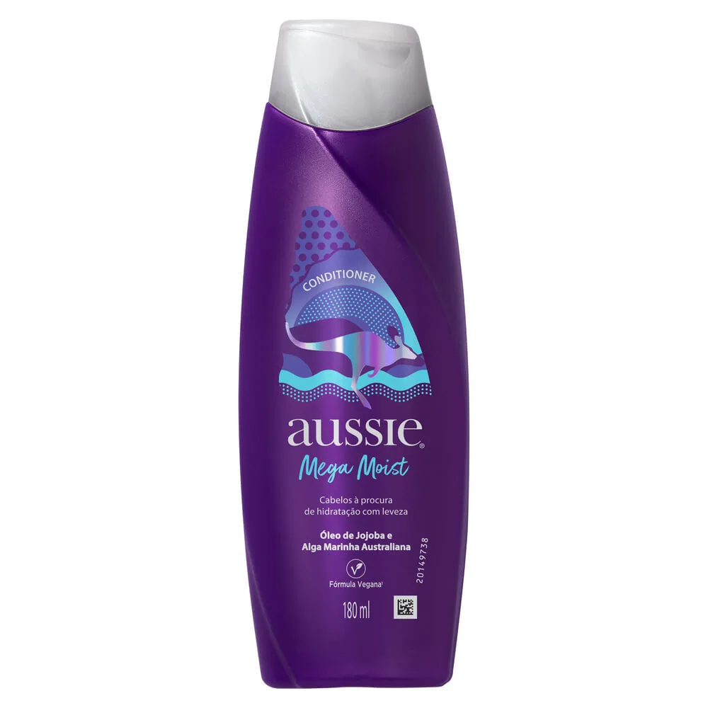 Condicionador Aussie Mega Moist 180ml