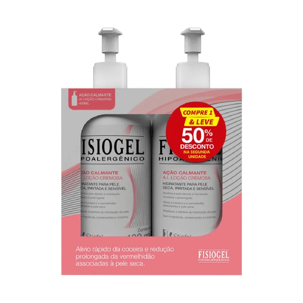 Kit Com 2 Unidades De Fisiogel Ai 400ml Leve A Segunda Unidade Com 50% De Desconto