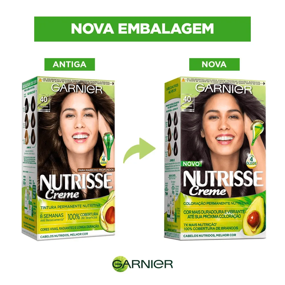 Coloração Nutrisse creme 40 Tamarindo