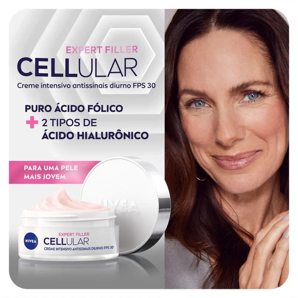 Creme Facial Nivea Cellular Antissinais FPS 30 52g
