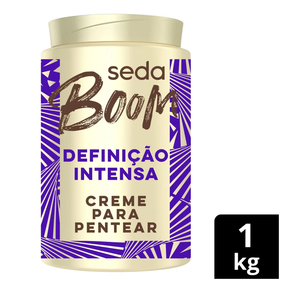 Creme Para Pentear Seda Boom Definição Intensa 1kg