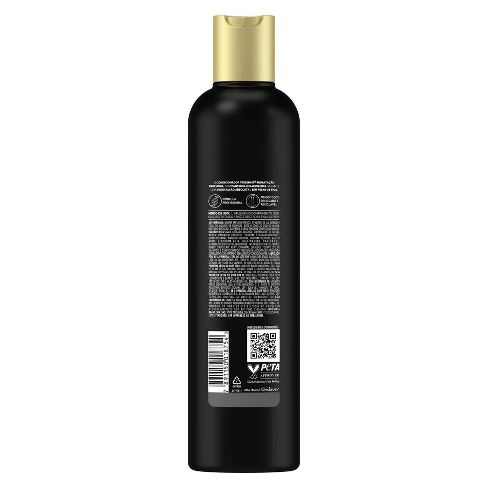 Condicionador TRESemmé Hidratação Profunda Pantenol e Niacinamida 400ml