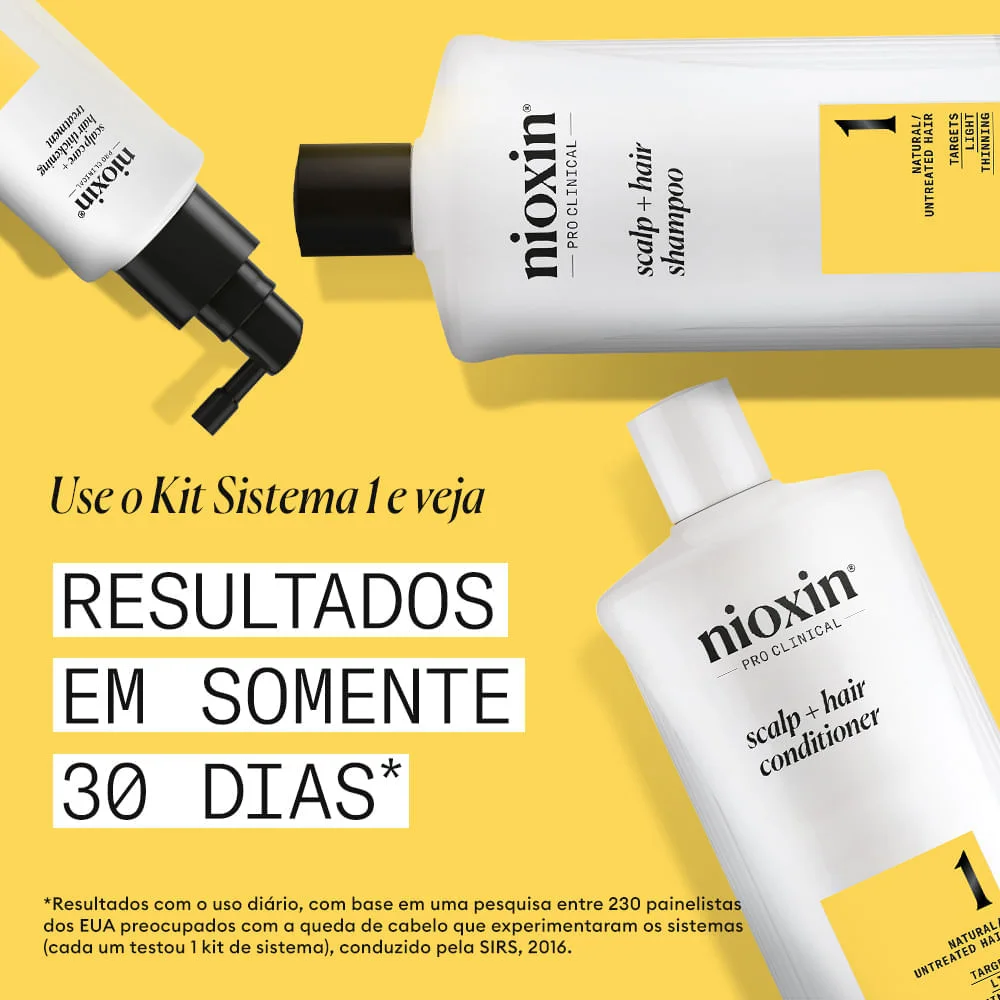 Condicionador - Nioxin Sistema 1 Cabelo Natural Afinamento Leve - 1000ml