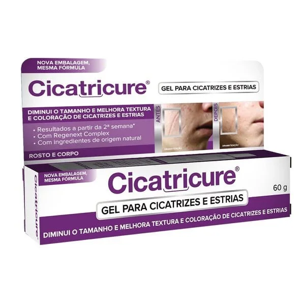 Gel Cicatricure para Cicatrizes e Estrias 60g